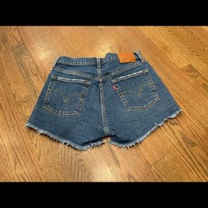 Levi’s high waisted shorts